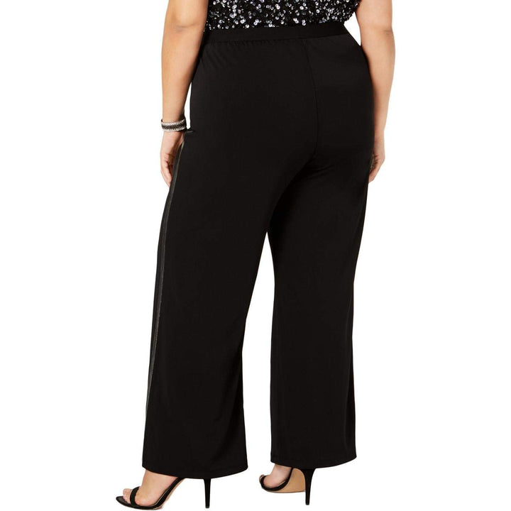 Plus Size Metallic-Stripe Pants, Plus Size & Petite Plus Size