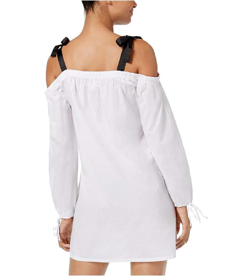Ultra Flirt Juniors Cold Shoulder Shift Dress