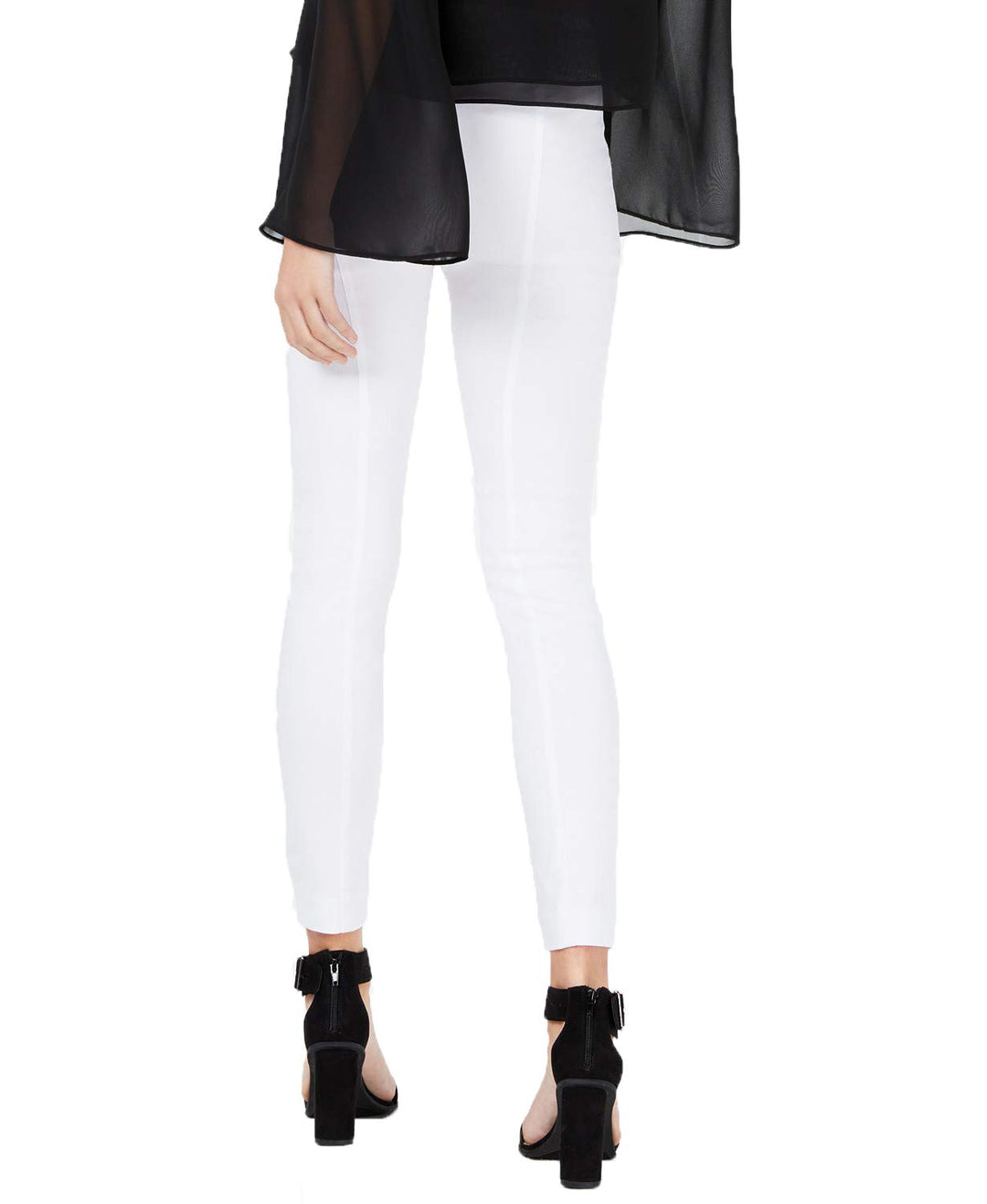 Zip-Pocket Pull-On Skinny Pants