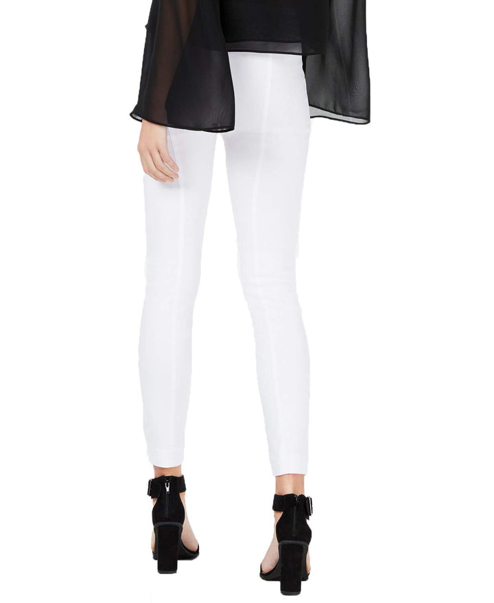 Zip-Pocket Pull-On Skinny Pants