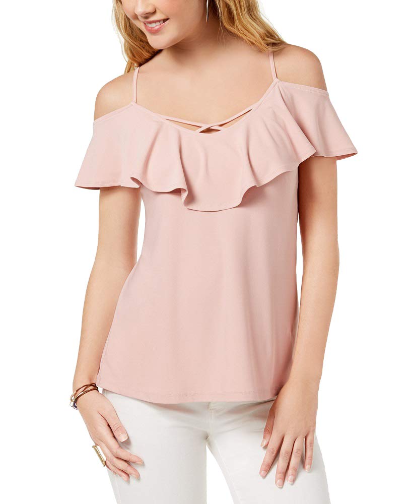 Ultra Flirt By Ikeddi Juniors Cold Shoulder Top