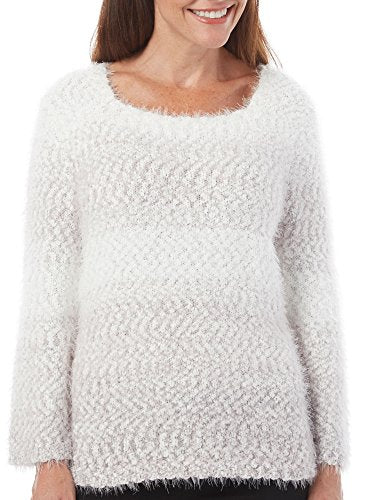 Alfred Dunner Petite Northern Lights Ombre Textured Sweater