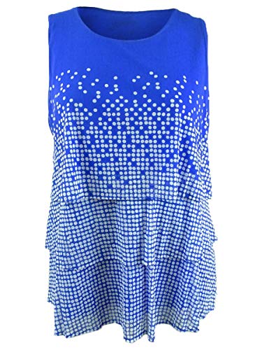 Alfani Printed Layered Top