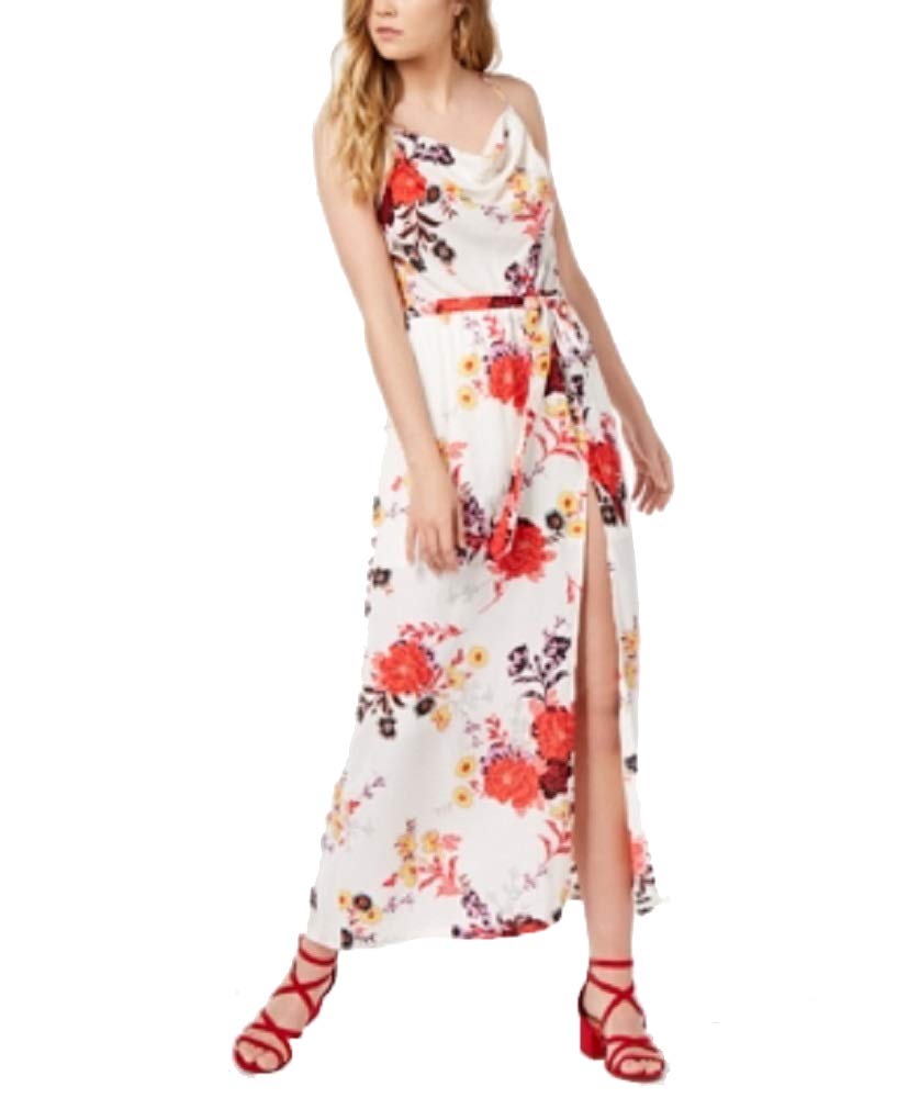 Material Girl Juniors Printed Cowl Neck Maxi Dress