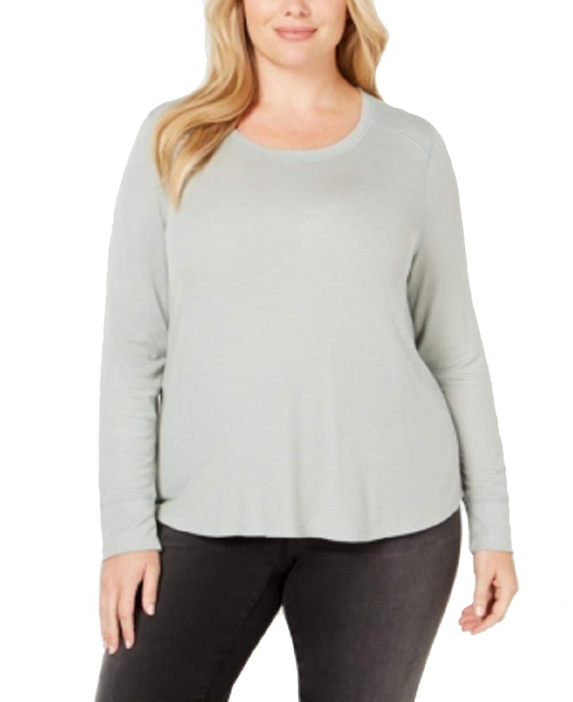 I.N.C. Plus Size Ribbed Shirttail Sweater