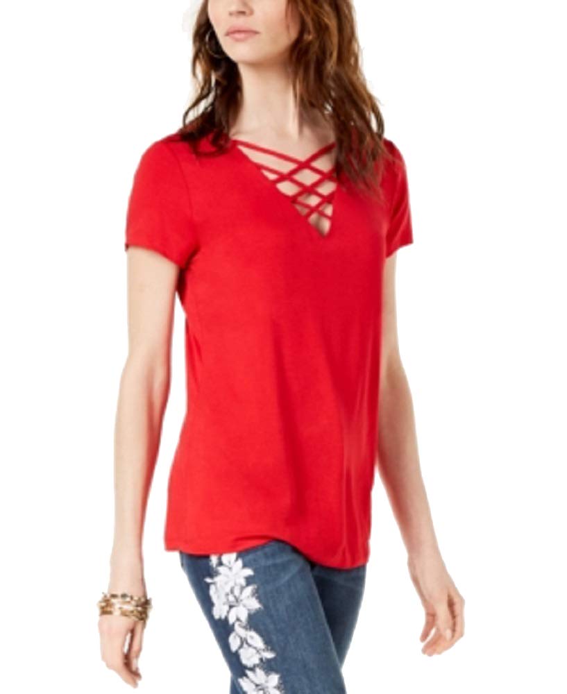 Lattice Neck Top
