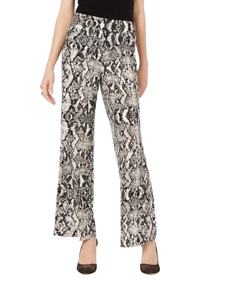 Printed Wide Leg Pants
