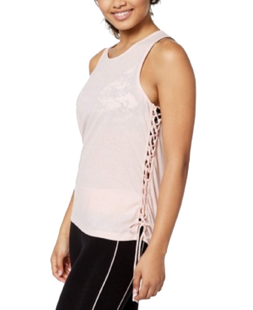 Material Girl Active Juniors Lace Up Tank Top