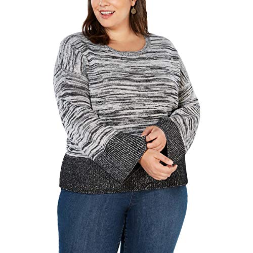 Plus Size Boxy Colorblock Pullover
