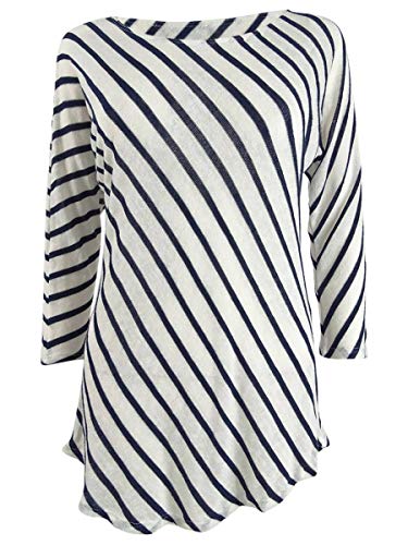 Striped 3/4 Sleeve Top
