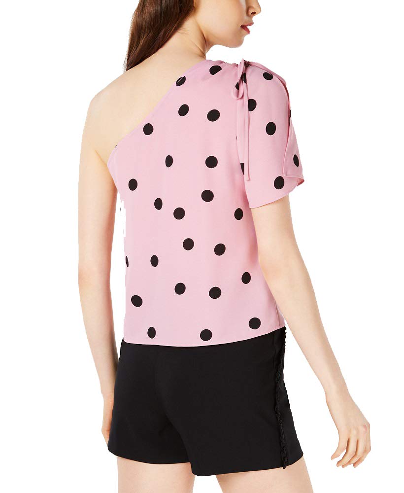 Bar III Printed One Shoulder Top