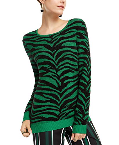 INC Zebra-Print Sweater