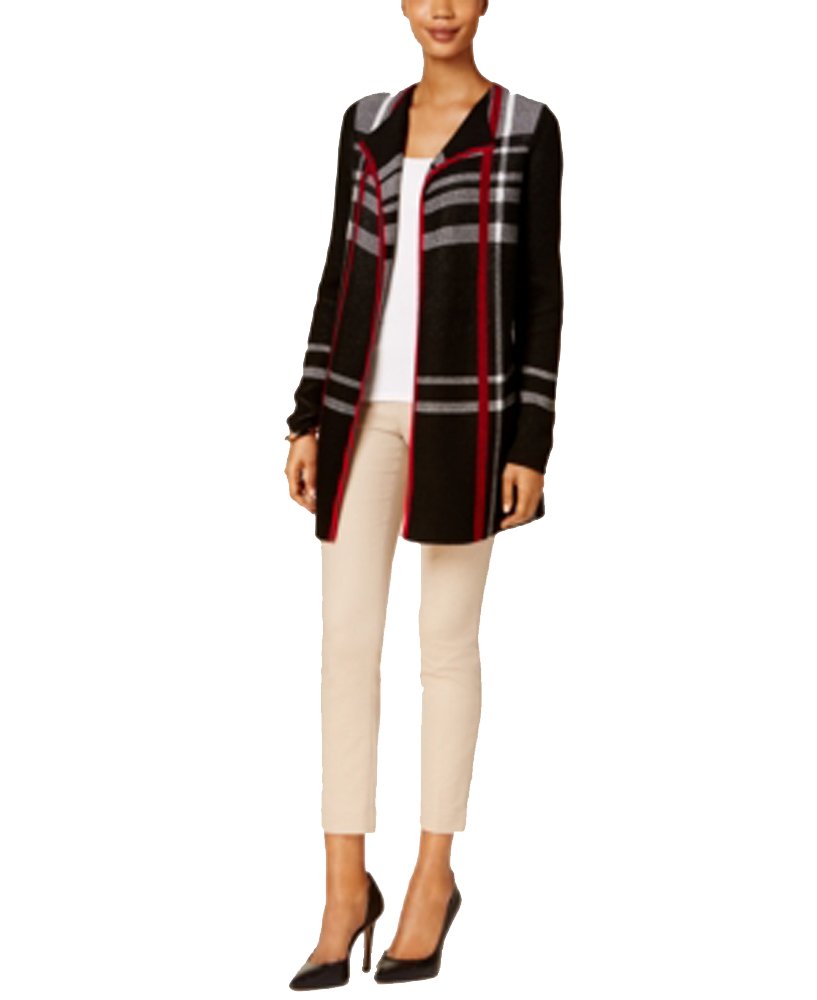 Charter Club Plaid Cardigan