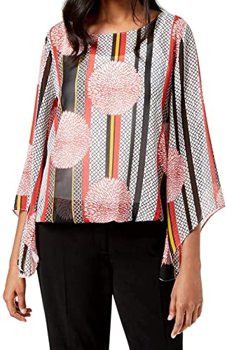 Alfani Angel Sleeve Blouson Top