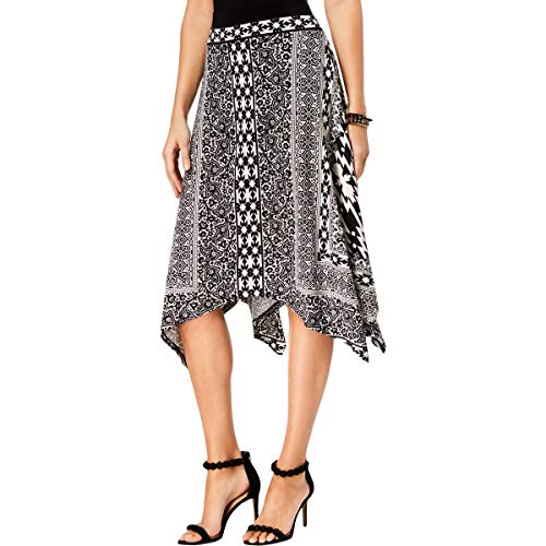 Handkerchief Hem Midi Skirt