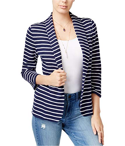 Maison Jules Striped Knit Blazer