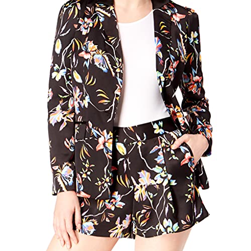 Bar III Floral Printed Blazer