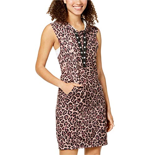 Juniors' Crisscross-Back Hoodie Dress