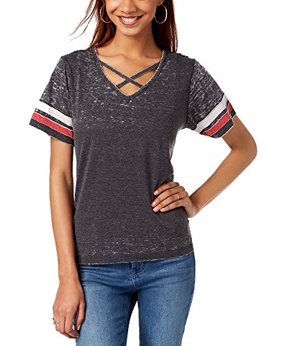 by Ikeddi Juniors' Crisscross Football T-Shirt