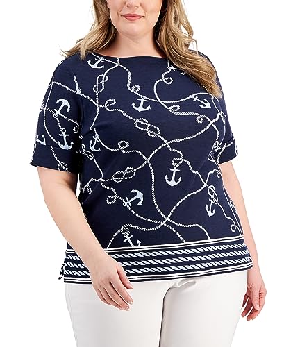 Karen Scott Plus Size T-Shirt