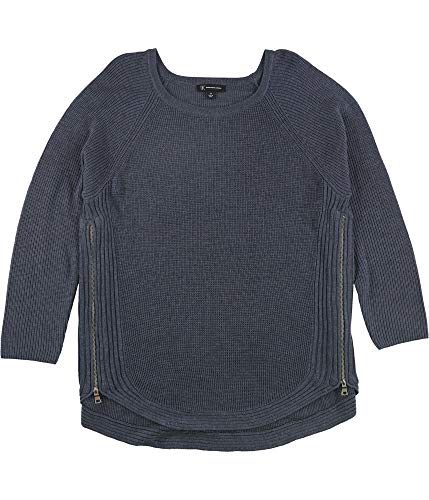 I.N.C. Plus Size Waffle-Knit Side-Zip Sweater