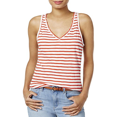 Maison Jules Cotton Striped Tank Top