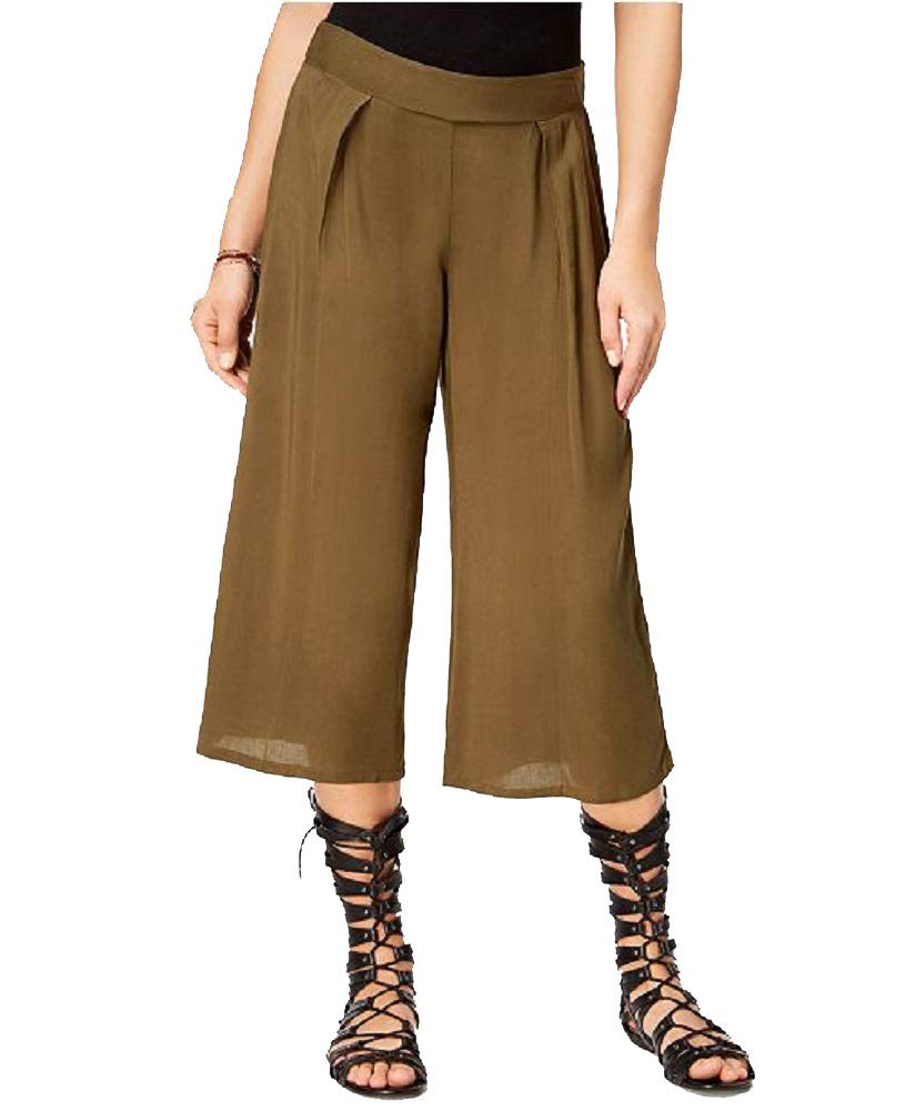 Juniors' Wide-Leg Capri Pants