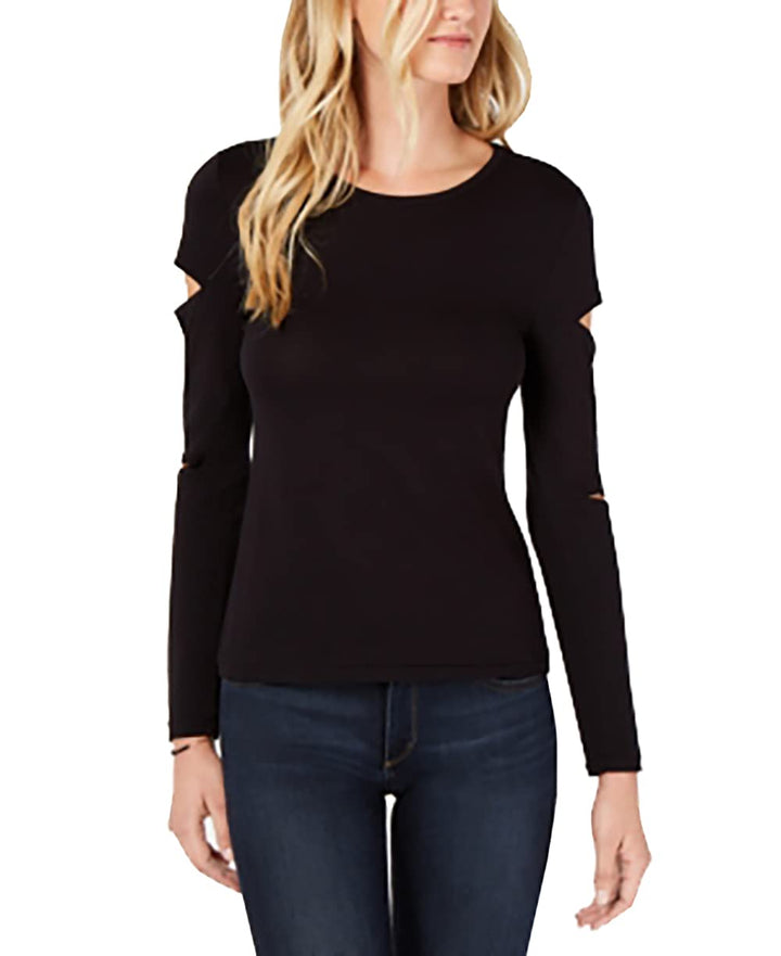 Bar III Cutout Sleeve Top