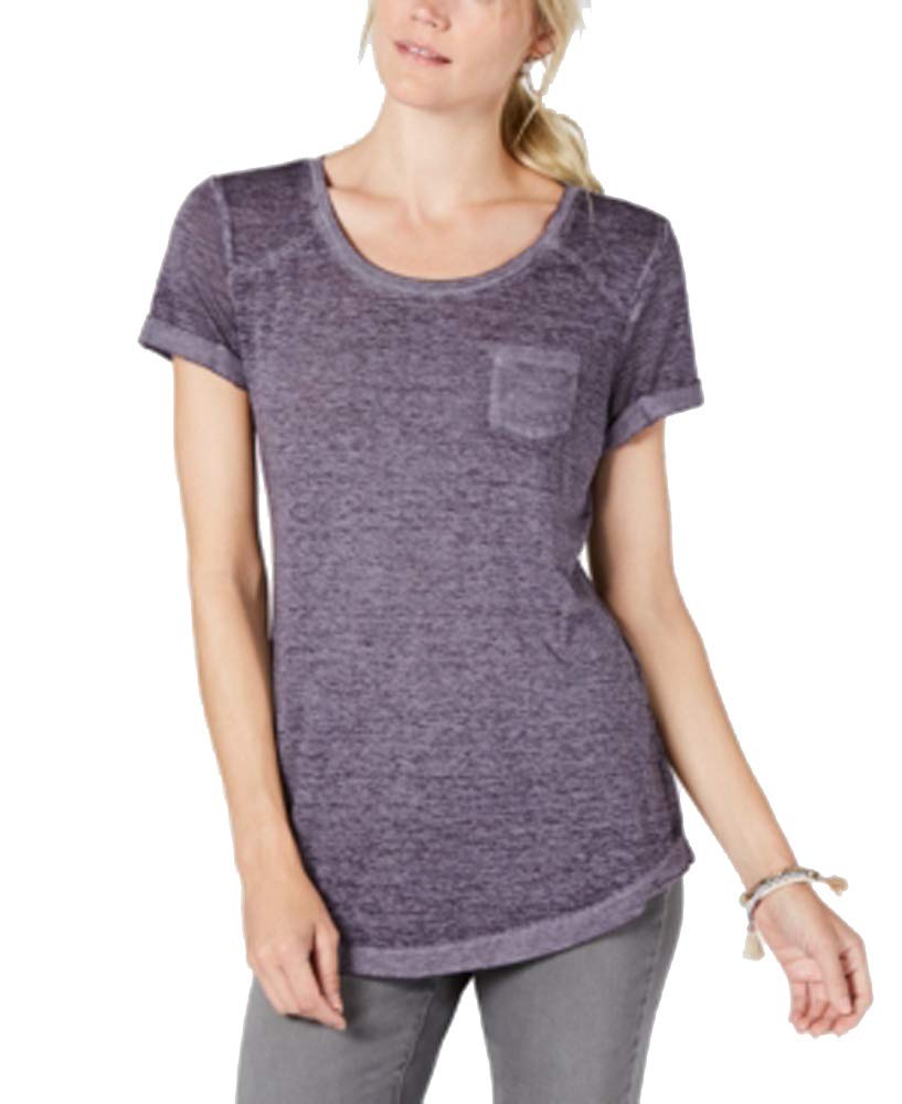 Knot-Hem Pocketed T-Shirt