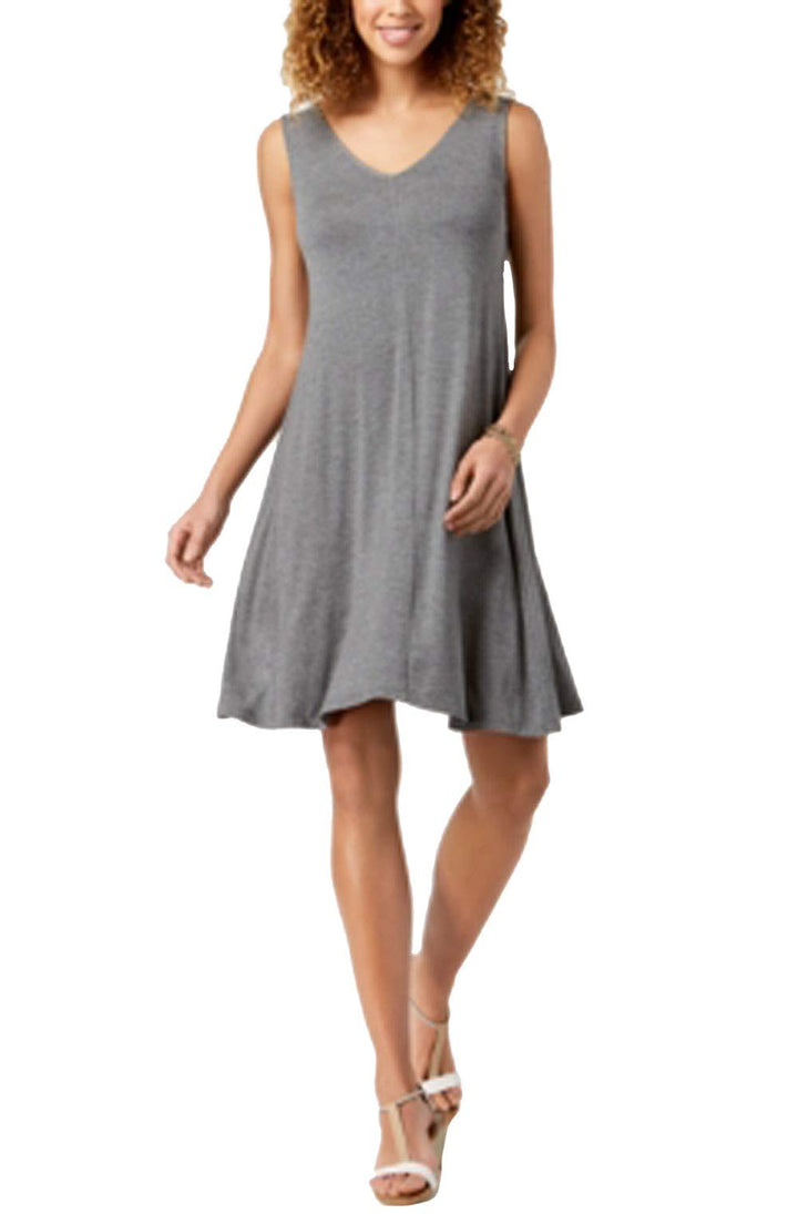 Style & Co Petite Cross Back Swing Dress