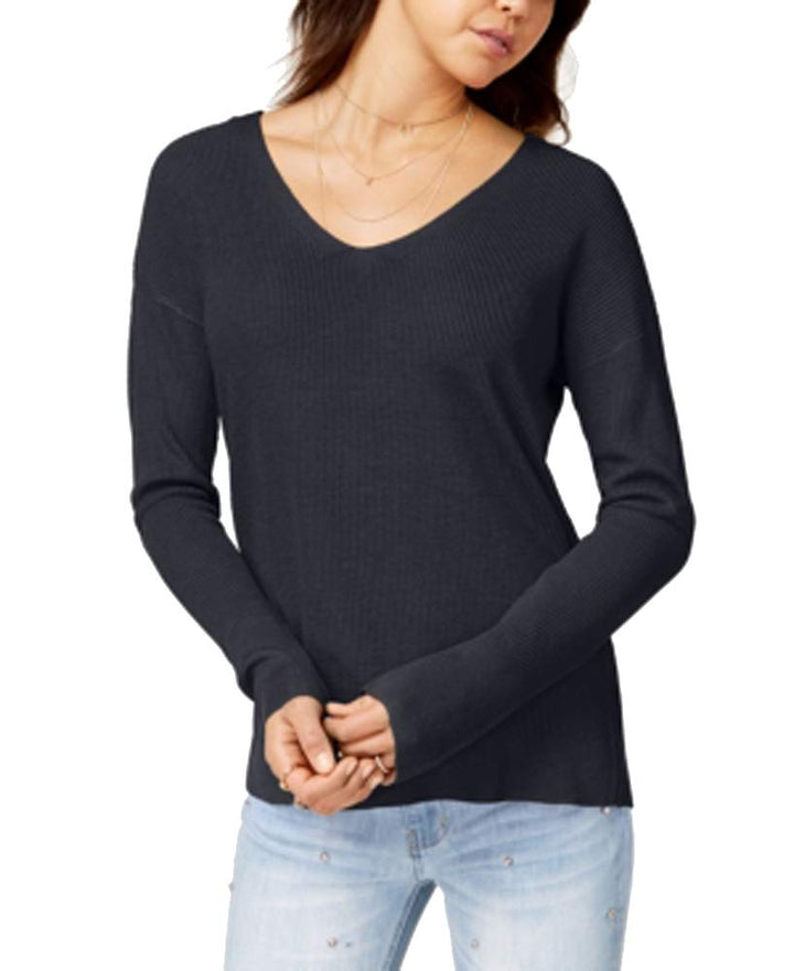 Juniors' Crisscross-Back Sweater