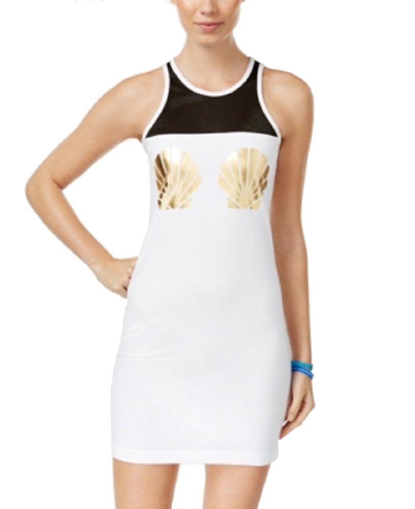 Material Girl Active Juniors Mesh Inset Bodycon Dress