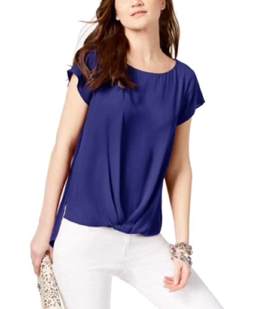 INC Draped-Hem Top