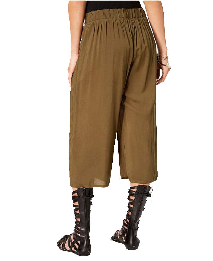 Juniors' Wide-Leg Capri Pants