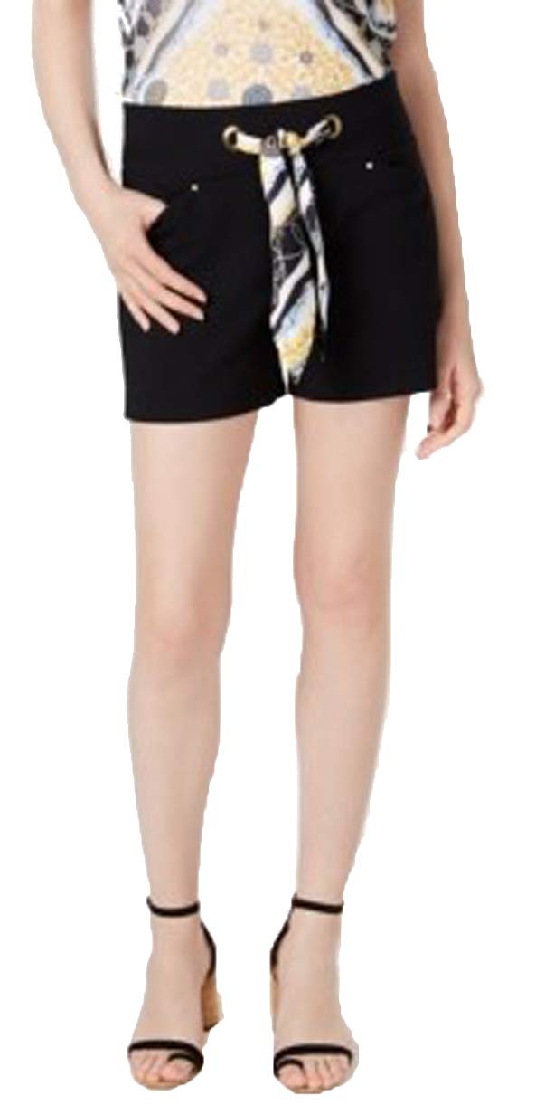 INC Scarf-Tie Grommet Shorts