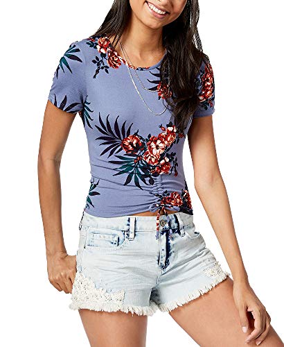 Ultra Flirt By Ikeddi Juniors Ruched Crop Top