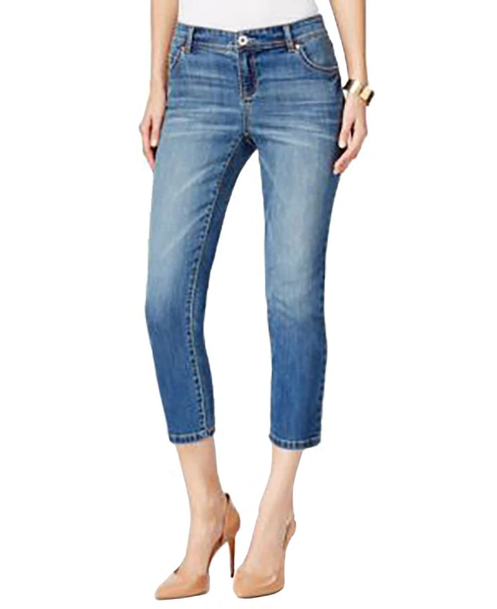Inc Petite Gardenia Wash Cropped Jeans