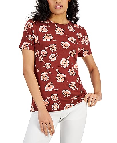 Alfani Petite Floral Print T-Shirt
