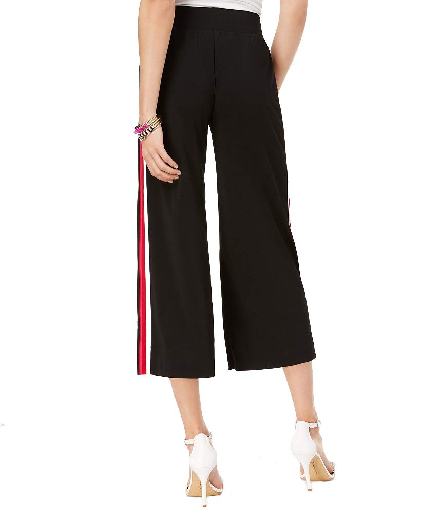 I.N.C. Varsity-Stripe Cropped Wide-Leg Pants