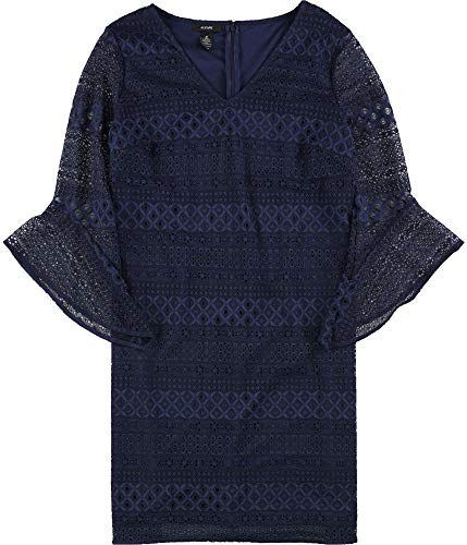 Alfani Bell Sleeve Lace Shift Dress