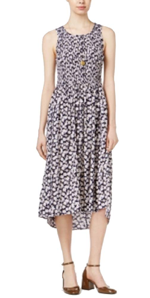 Maison Jules Printed Smocked Dress