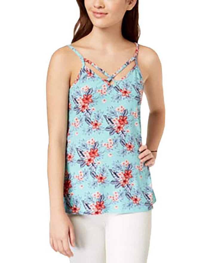 By Ikeddi Juniors' Printed Two-Way Tank Top