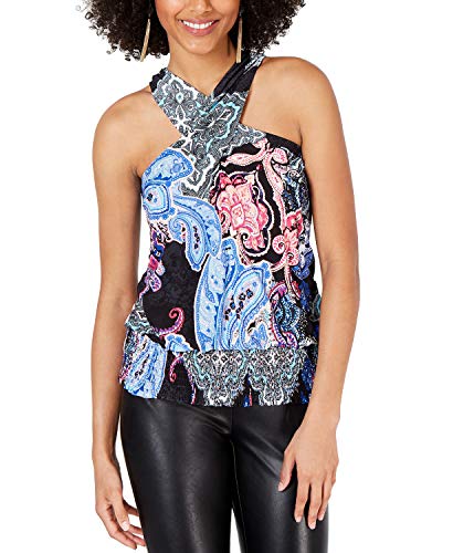 I.N.C. Petite Crisscross Halter Top