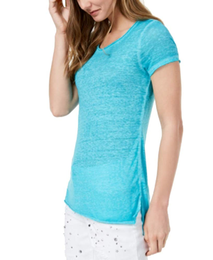 Crew Neck High Low T-Shirt