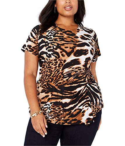 Plus Size Animal Print Top