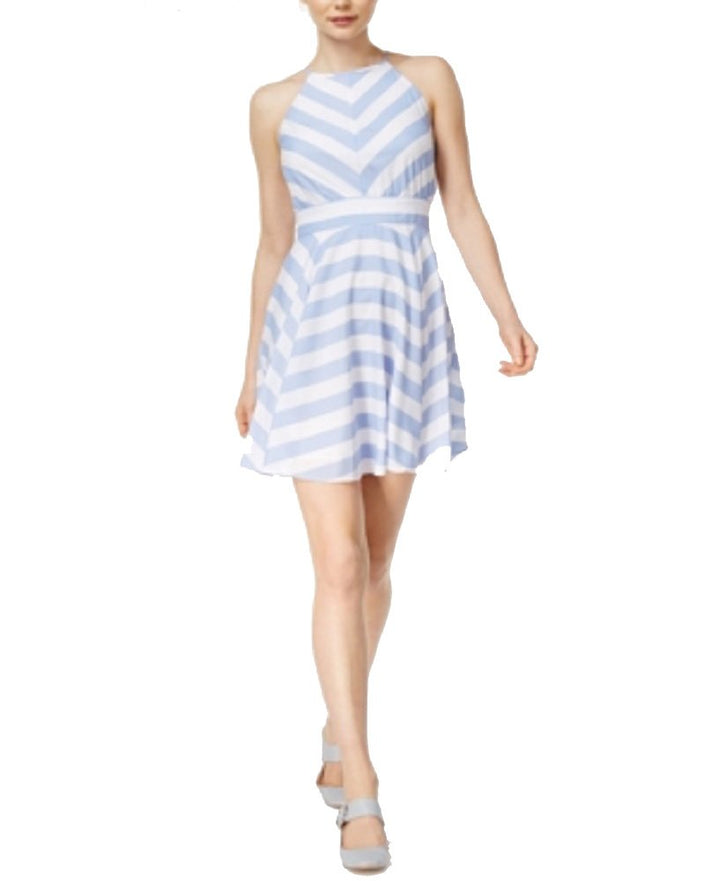Maison Jules Kimberly Striped Fit Flare Dress