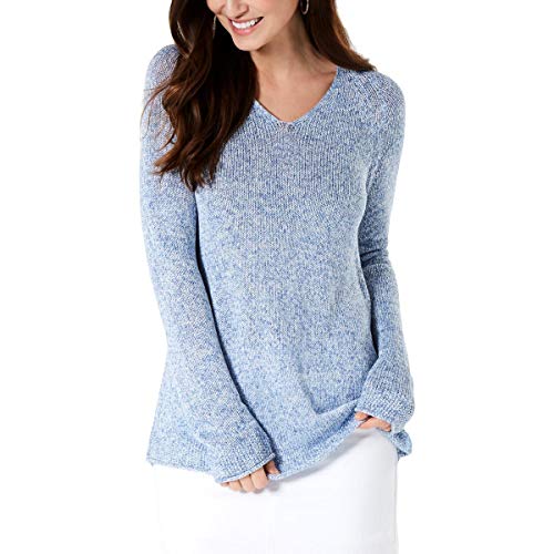 Marled V-Neck Sweater