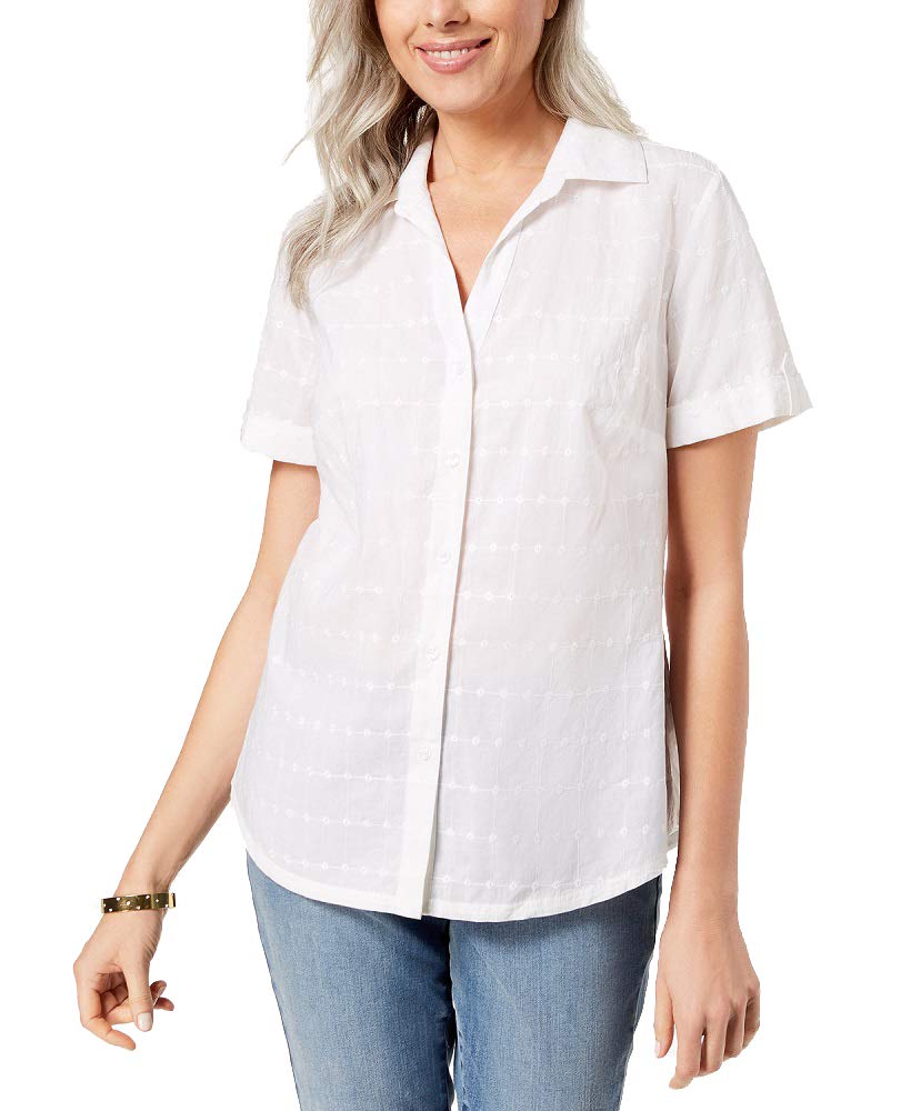 Karen Scott Cotton Shirt