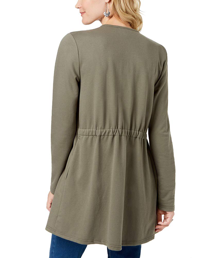 Draped-Front Jacket