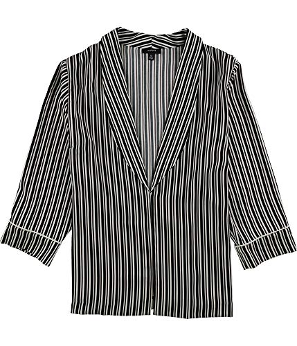 Alfani Striped Shawl Collar Jacket